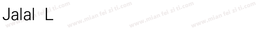 Jalal Light字体转换